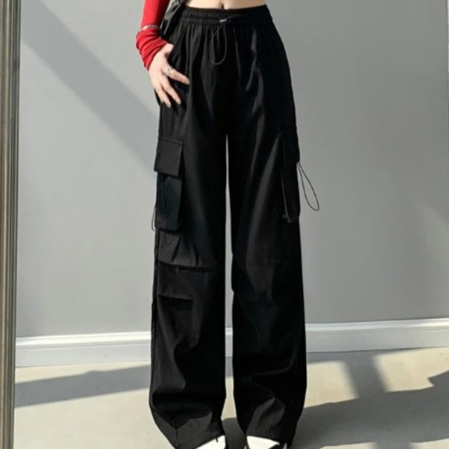 어브라운 여성 와이드 밴딩 카고 바지 21,900원