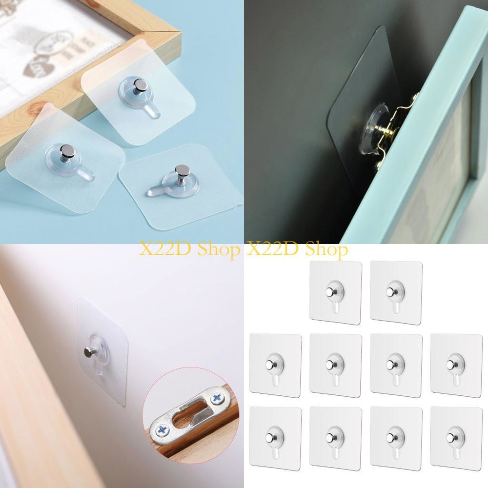 x22d 10 개의 벽 고리 팩 접착제 실용 5kg 프레임 선반 욕실 주방 15,000원