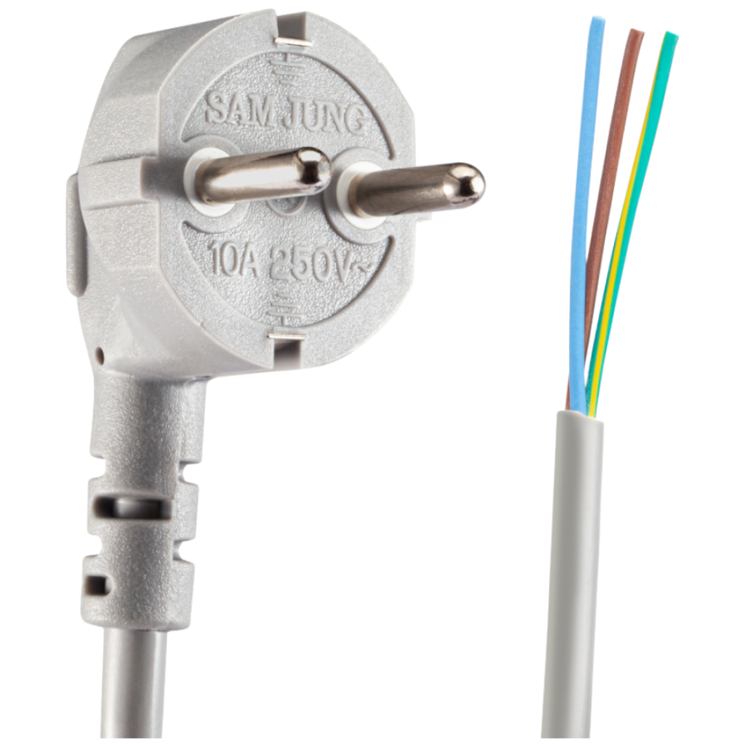 삼정 전원케이블 파워코드 탈피 전원선 3C 코드선 3구 회색 6,600원