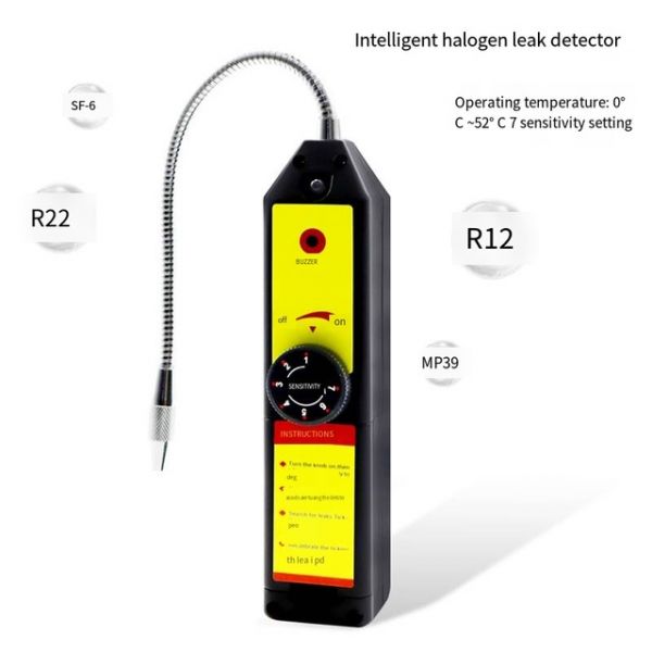 감지기 프레온 CFC HFC 할로겐 가스 누출 감지기, 냉매 공기 모니터, 에어컨 R22A, R134a, R410a, 계량기, 자동 냉동 31,600원