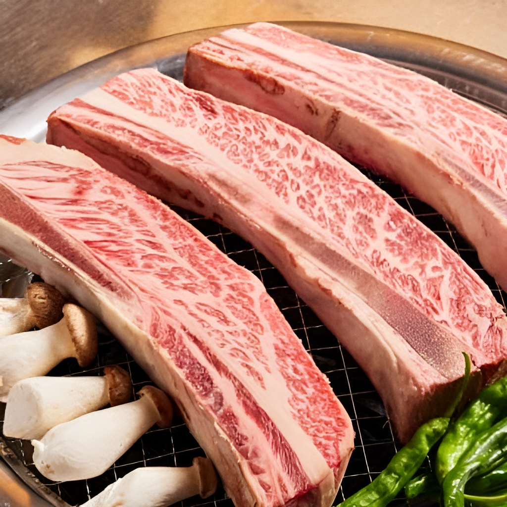 [갈비맛집1995] 우대갈비 미국산 초이스 등급 6,7,8번대 꽃갈비 완벽손질 소갈비 캠핑 구이용, 1개, 1kg 39,000원