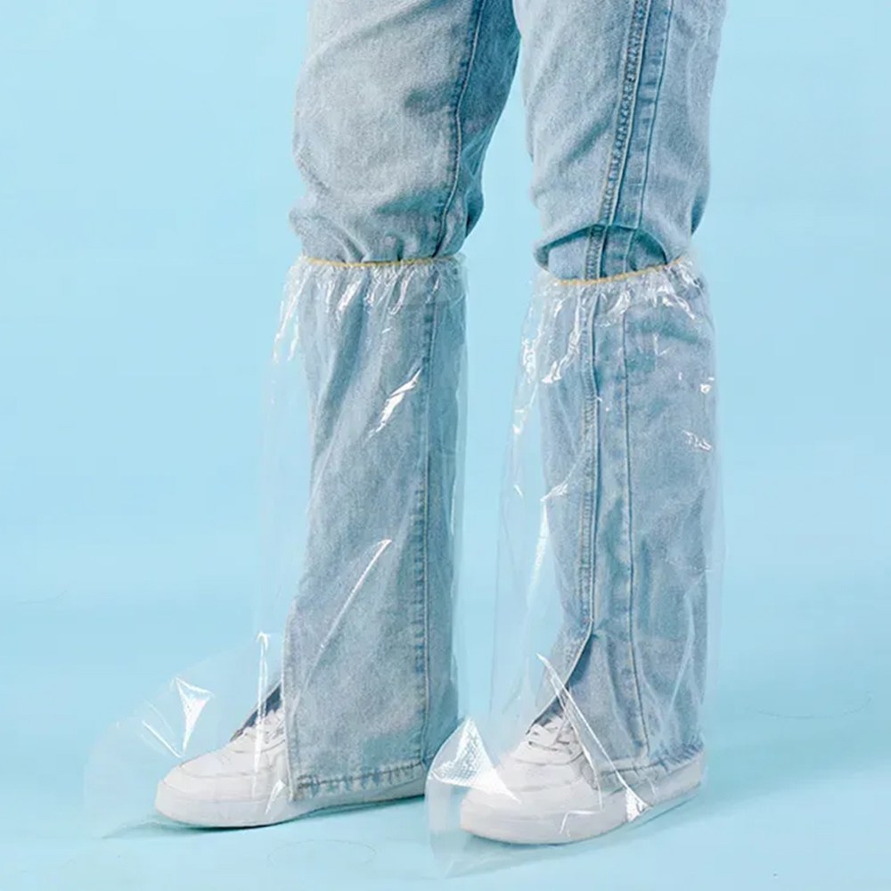 일회용 비닐 신발 방수 덮개 커버 우비 장화 레인슈즈, 20개, 투명 중형(50cmX39cm) 10,080원