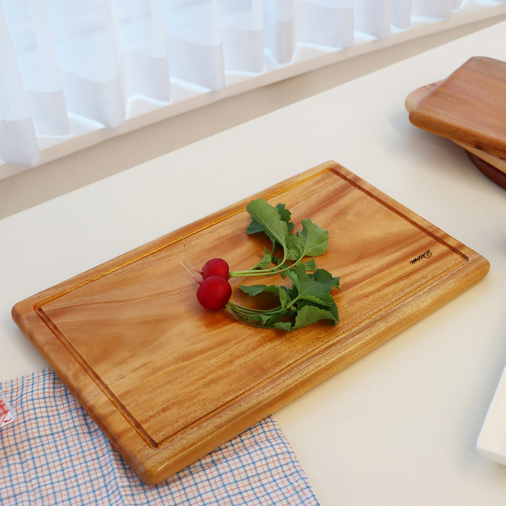 마호가니 항균 원목도마 사각홈, 혼합색상, 1개 11,890원