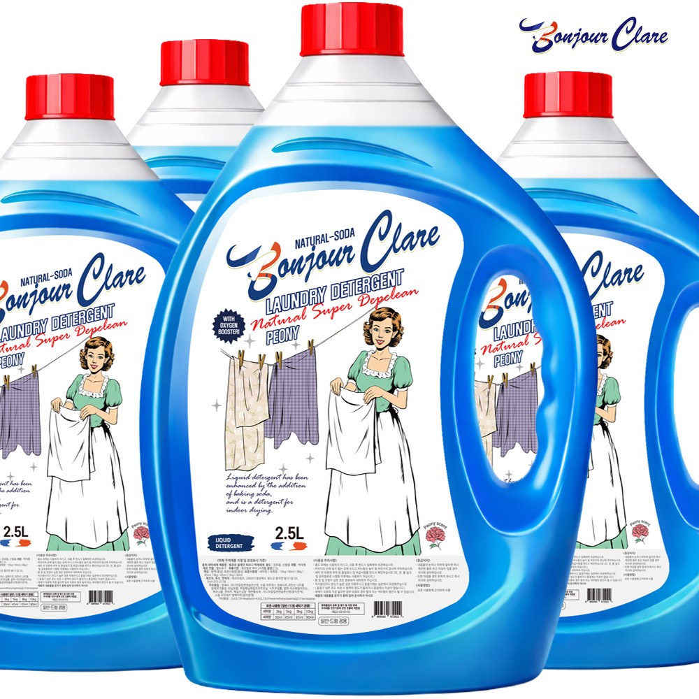 봉쥬르끌레어 화이트젤 액체세제 프랑스피오니향 실내건조 6,690원