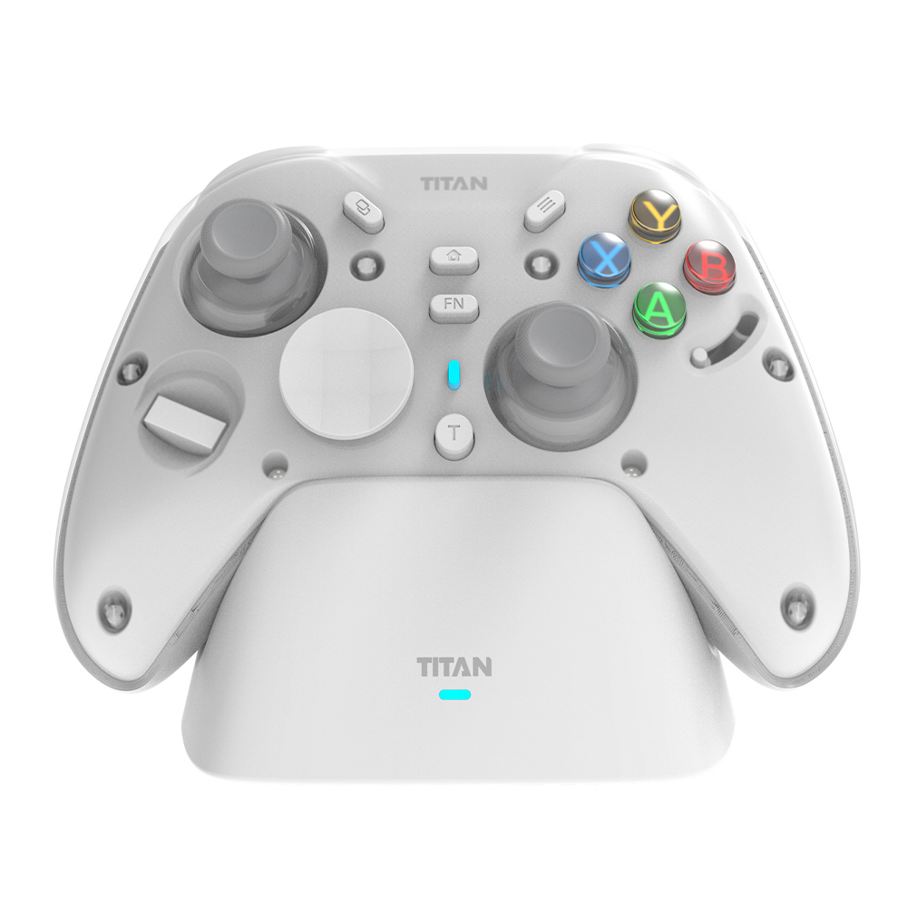 제닉스 타이탄 GP7 무선 게임패드 PC 닌텐도 스위치 컨트롤러 조이스틱, 1개, 화이트, 단일상품 61,000원