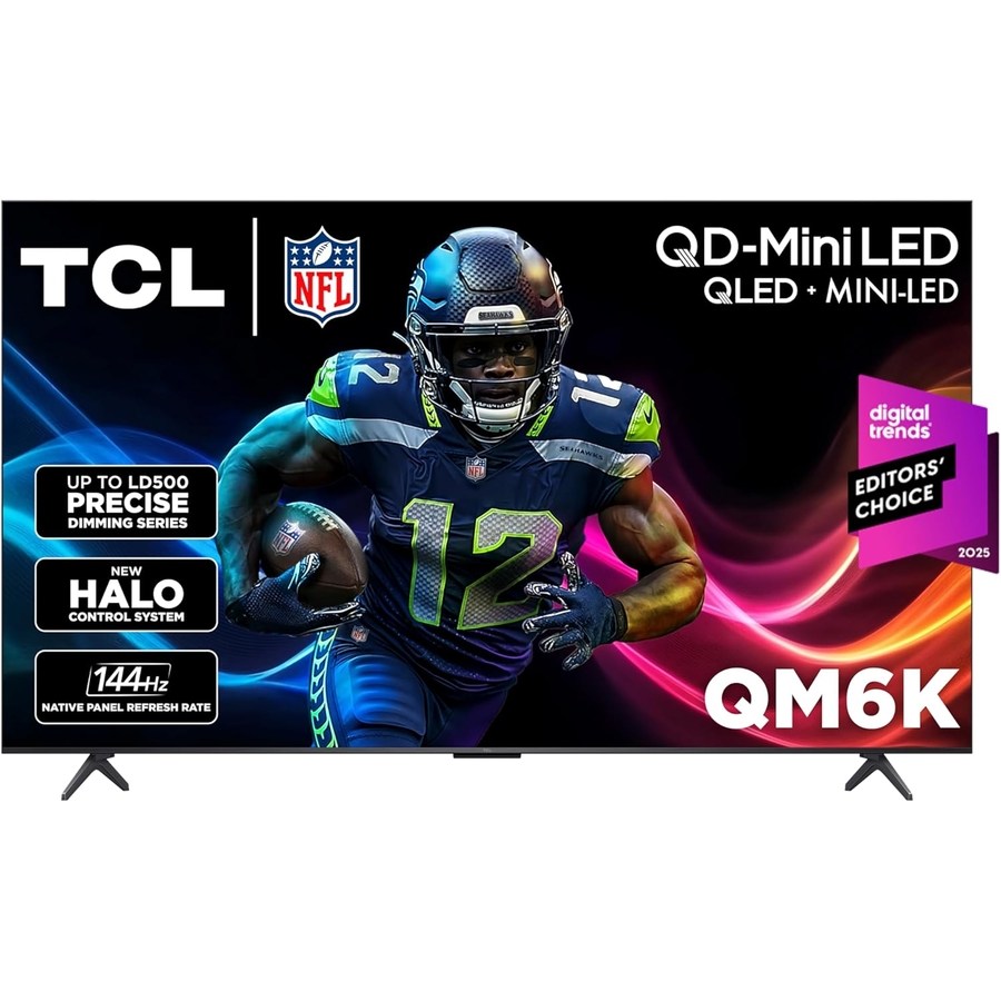 TCL QM7K 75인치 QD-미니LED QLED 4K UHD 구글 스마트TV 2025년형 75QM7K 144Hz 288Hz 게이밍 안티리플렉션 뱅앤올룹슨 돌비애트모스 2,031,000원