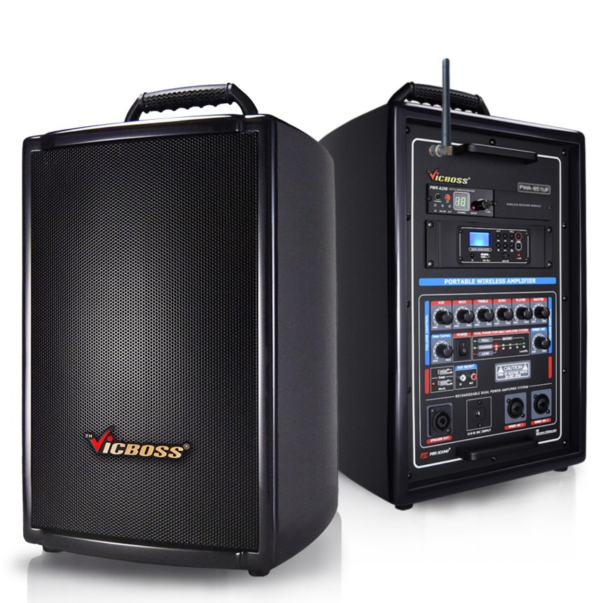 VICBOSS PWA-H851UB 300W 블루투스 이동식앰프 충전용 1,010,000원