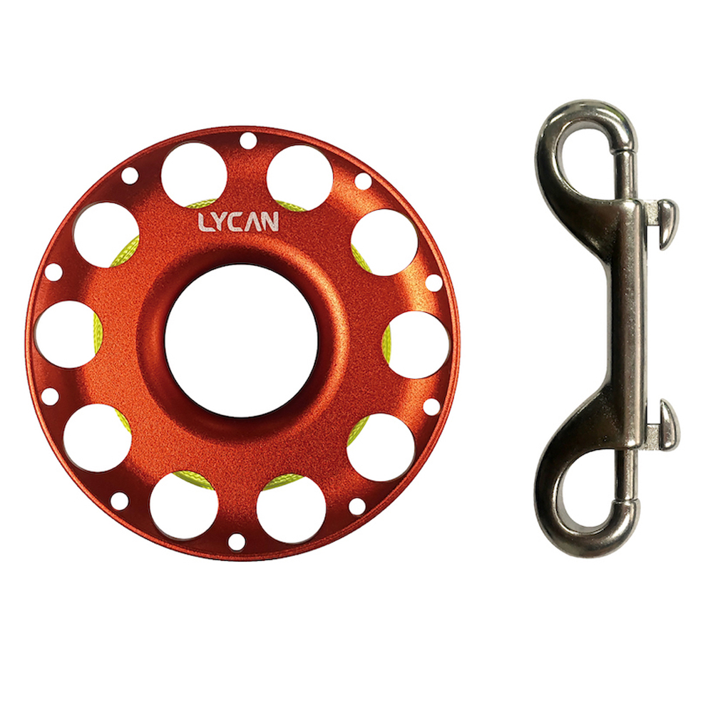 라이칸 알루미늄 릴 + 스쿠버 다이빙 스풀 더블스냅, 빨강 57,980원