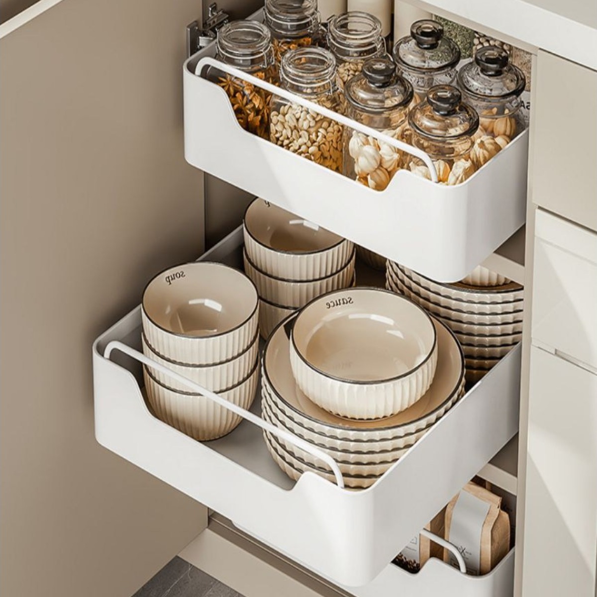 80factory 무타공 레일 슬라이딩 선반, 1개 21,600원