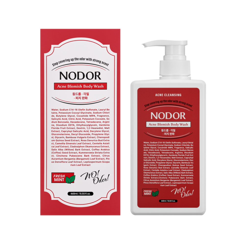 [본사공식몰] 노도르 등드름 트러블 아크네 블레미쉬 진정 바디워시, 1개, 460ml 25,800원