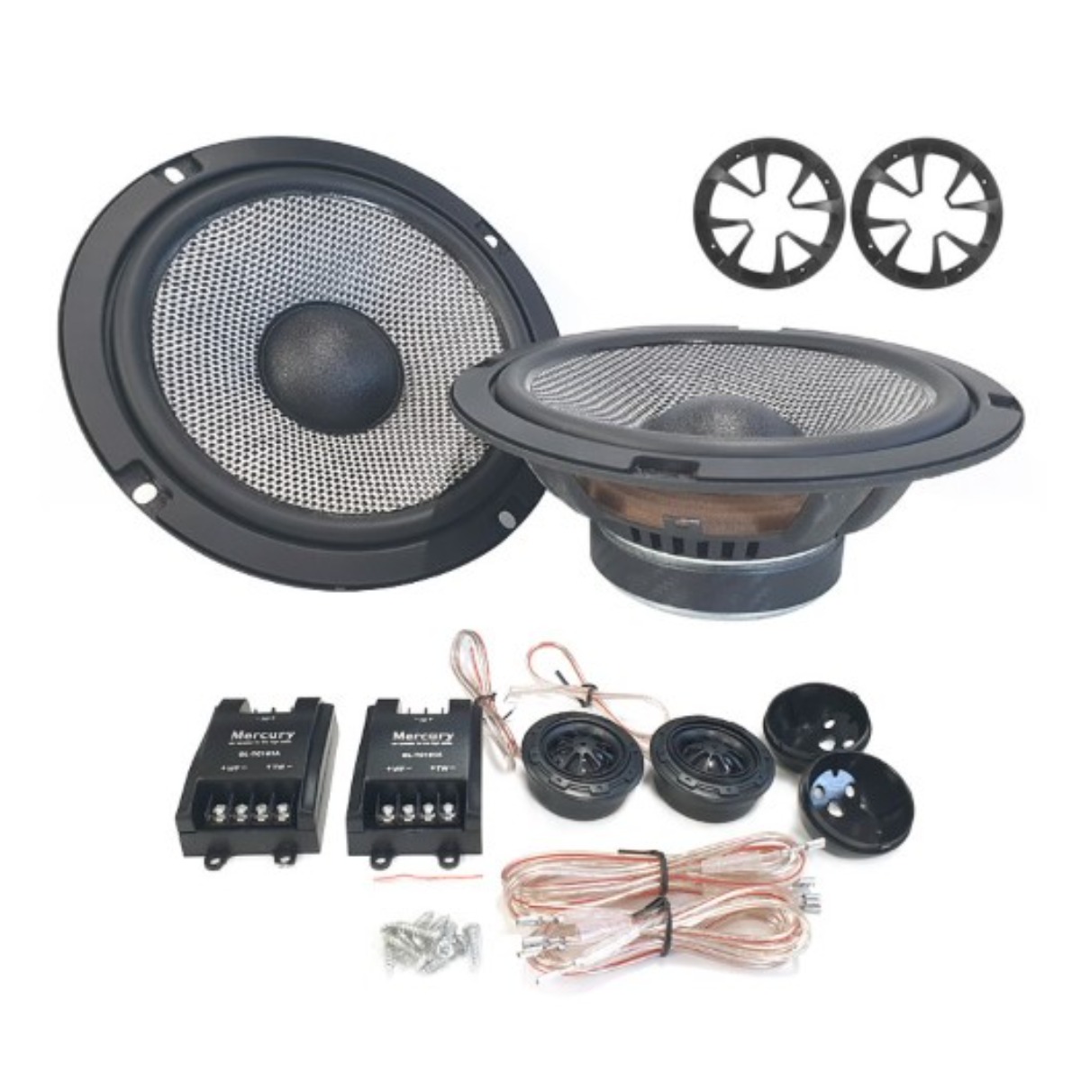 머큐리스피커 6.5인치(161A)-4옴 2WAY 멀티 컴퍼넌트 차량용 오토바이 자동차 튜닝 고출력 스피커-좌/우 2개 1셋트, 1개 125,000원
