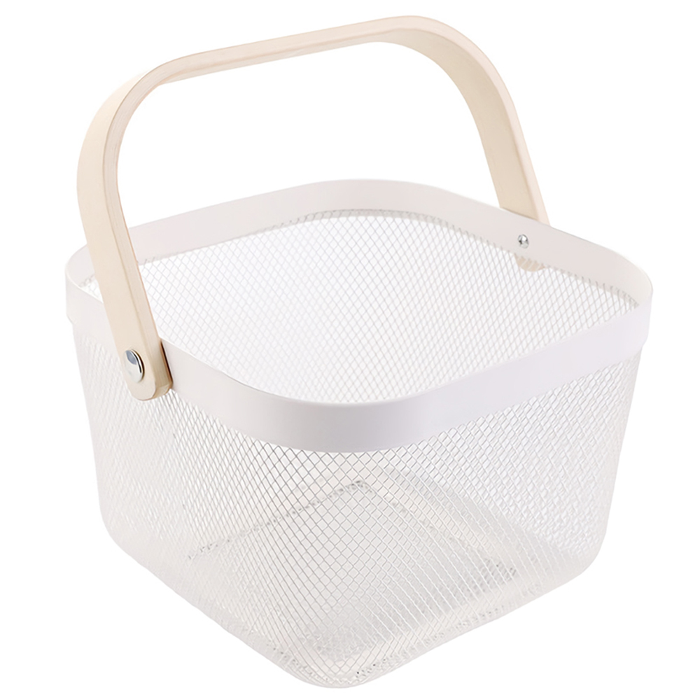 벨로비 철제 우드 손잡이 바구니 8,900원