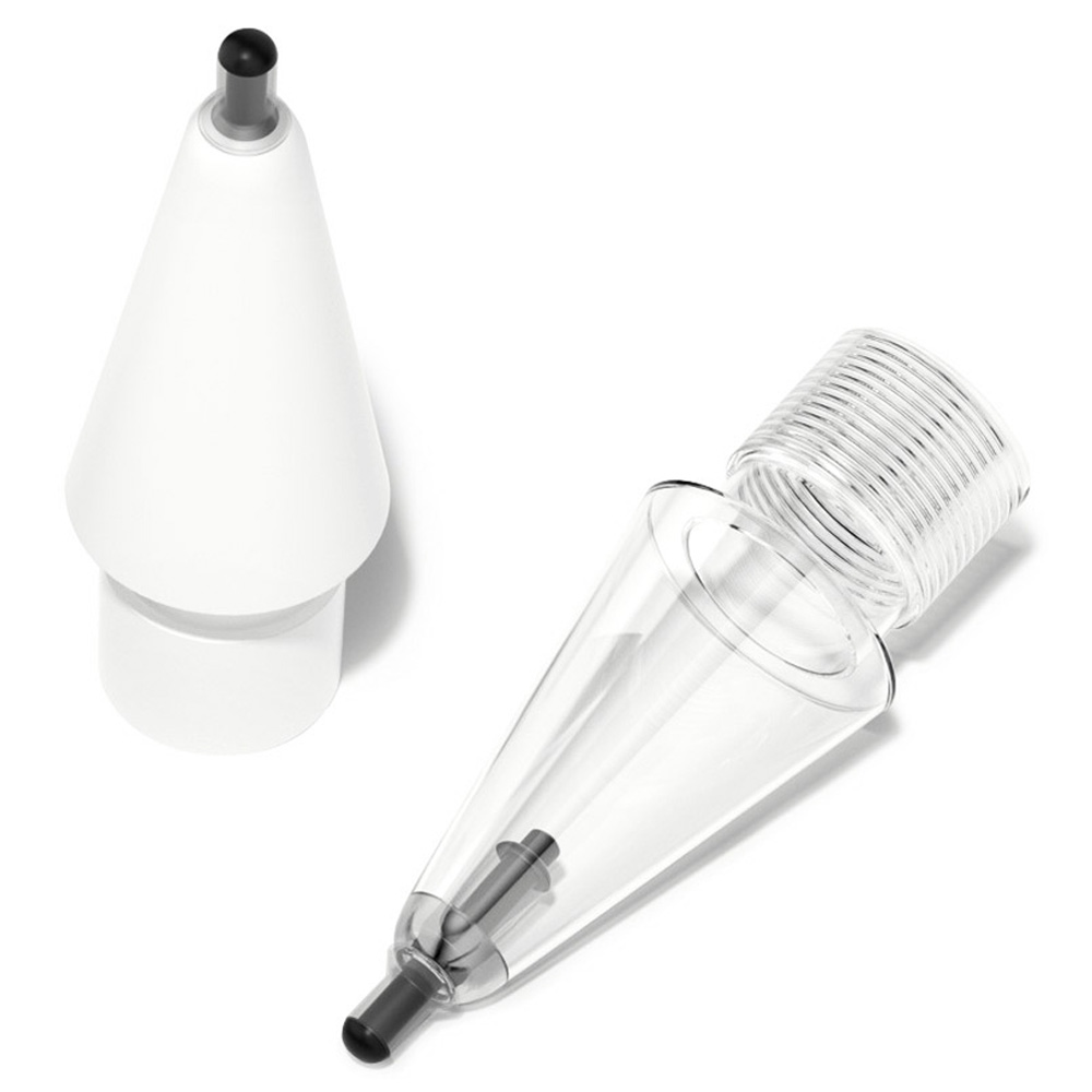 지니비 애플펜슬 호환 말랑말랑 S펜질감 흑당 펜촉 2종 세트, 화이트, 클리어, 1세트 11,900원