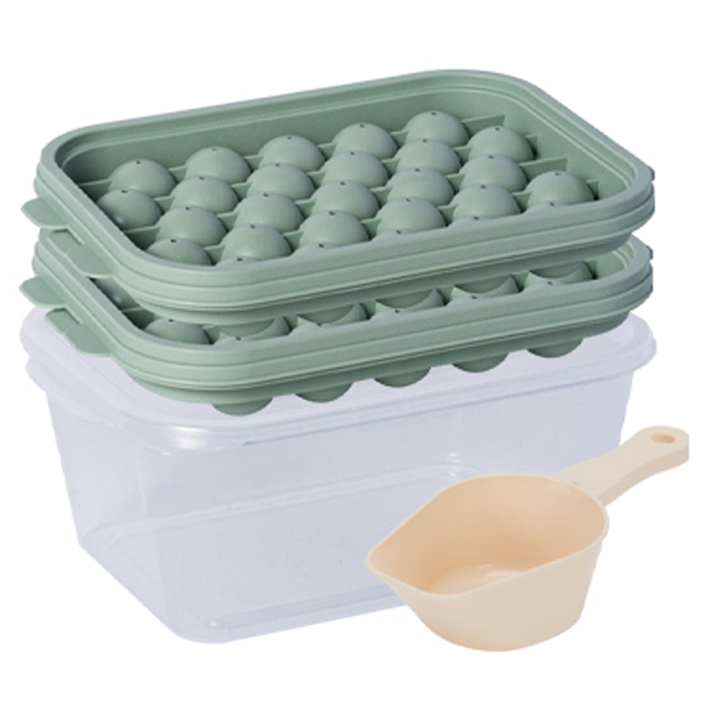 나누담 미니 아이스볼 27구 얼음트레이 2p + 얼음보관통 + 스쿱 12,400원