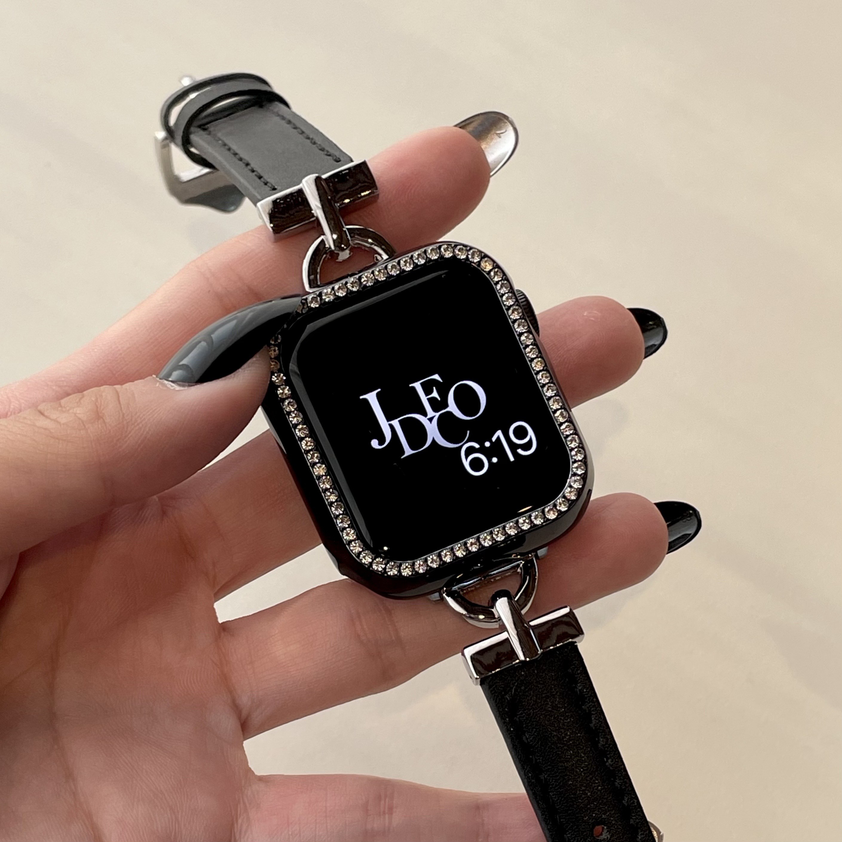 제이데코 애플워치 호환 D버클 슬림 레더 스트랩 17,900원