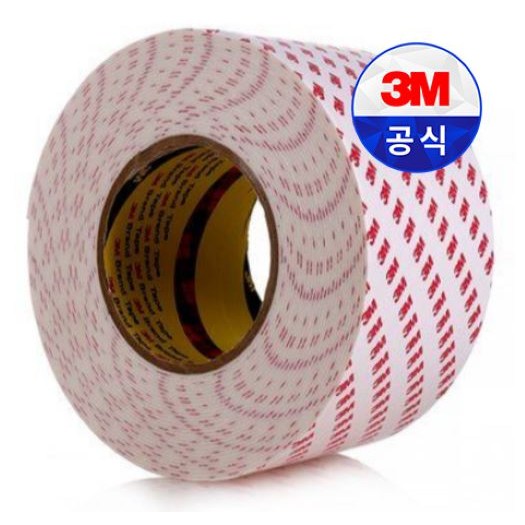 3M 4421 폼 양면테이프 10M 강력 아크릴 산업용 스펀지 두꺼운 PE 양면폼테이프 백색 2,750원