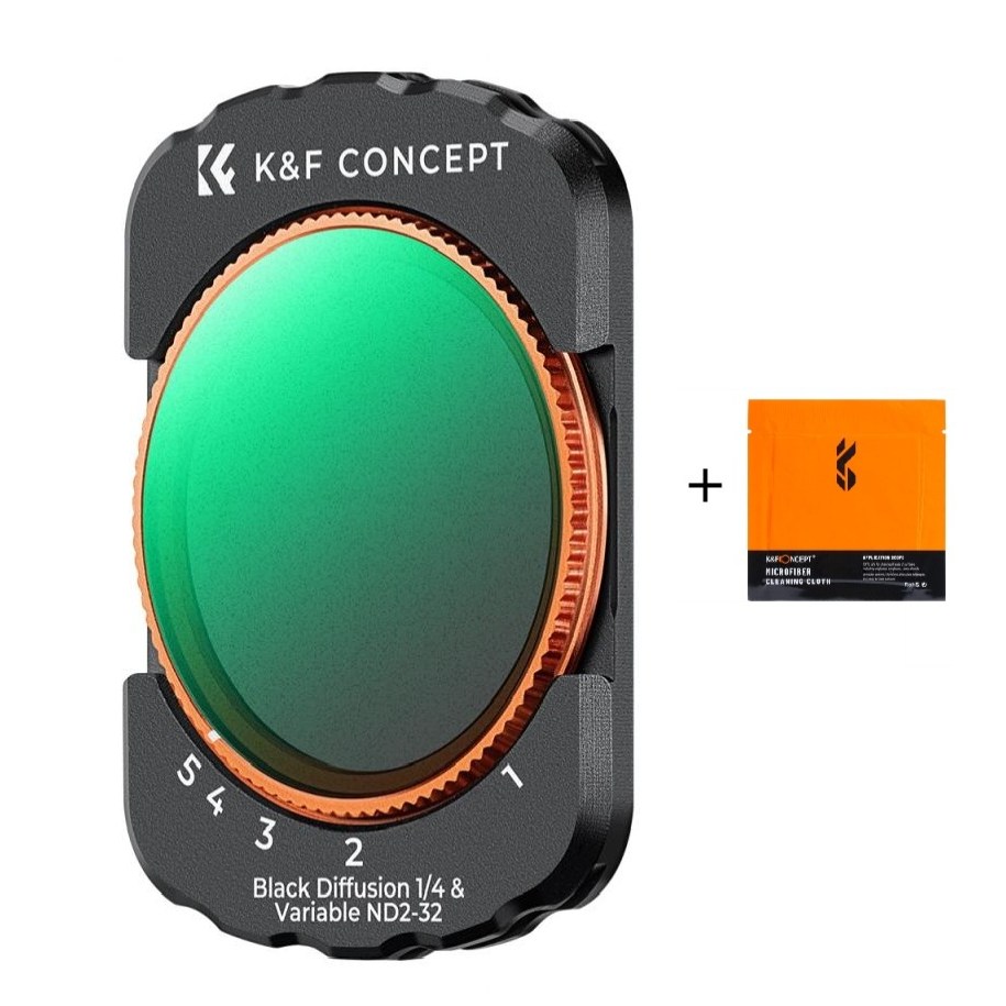 K&F Concept DJI 오즈모 포켓3용 마그네틱 NANO-X 블랙 미스트 1/4 +가변 ND2-32 2-in-1 필터 (융포함) (KF01.2616) 49,900원