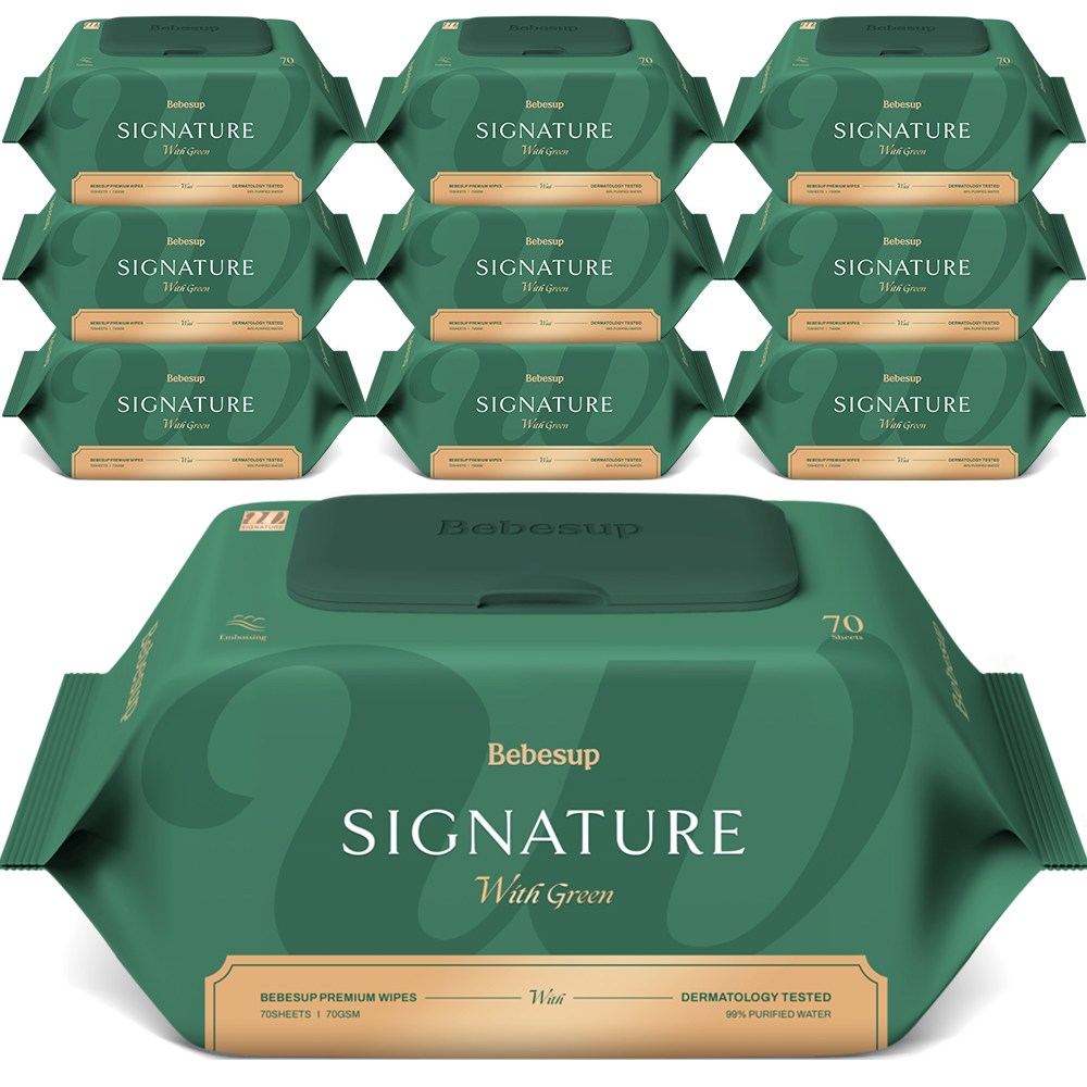 베베숲 시그니처 위드그린 아기물티슈 캡형 16,620원