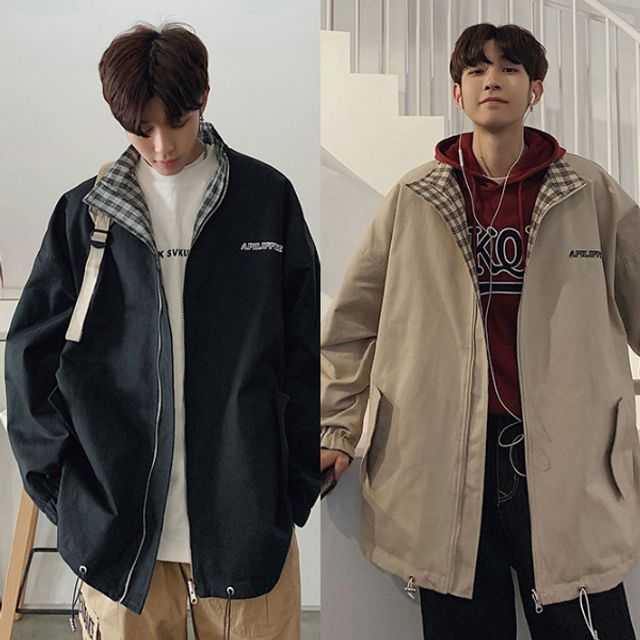 오버핏 양면 바람막이 봄자켓 리버스블 캐주얼아우터 남성아우터 트러커자켓 청자켓 남자자켓 캐주얼남방 dew+943LM 43,800원