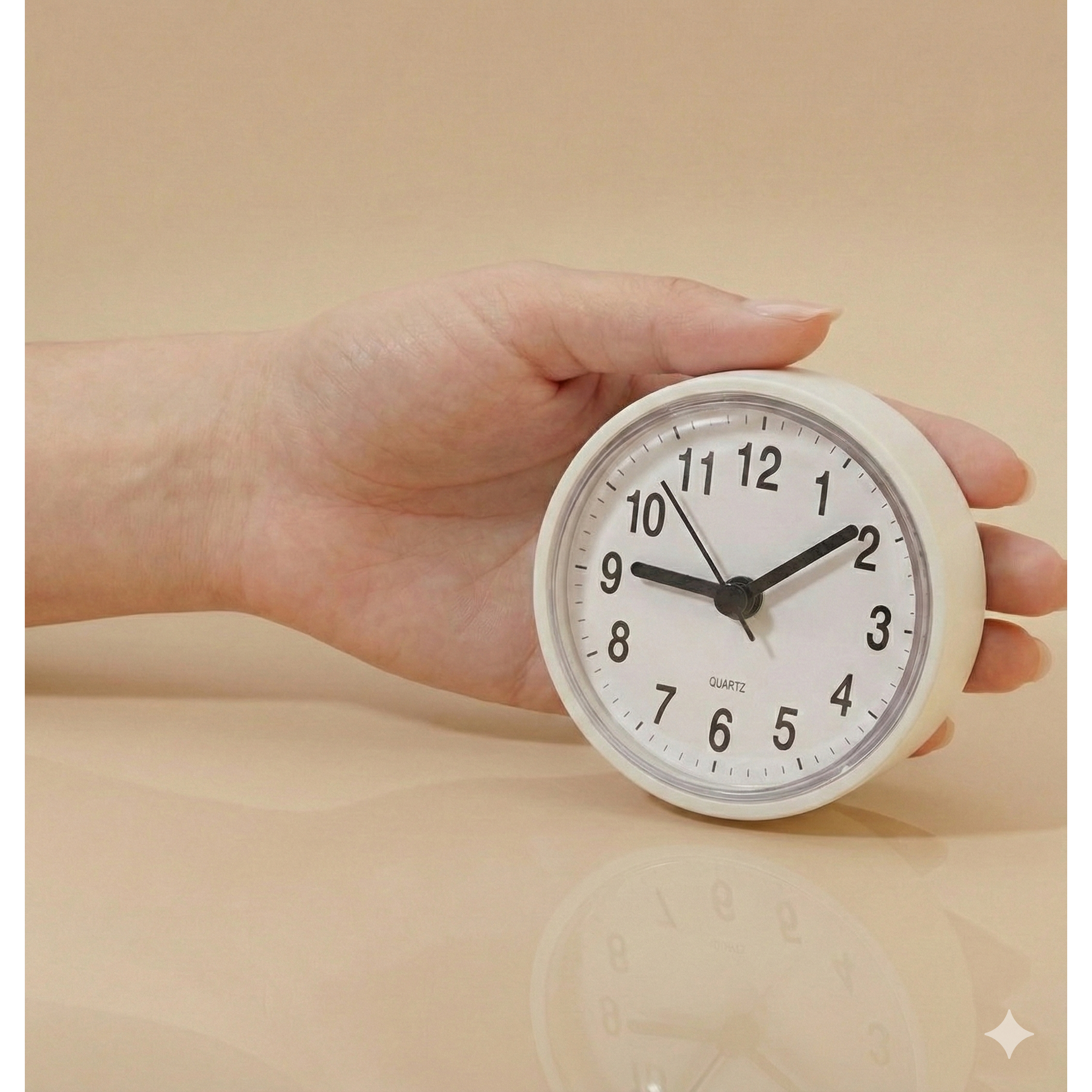 품질 좋고 가심비 뛰어난 / 욕실용 흡착식 저소음 방수 시계 / 욕실에 반드시 필요한 MUST HAVE 아이템, 화이트 6,540원