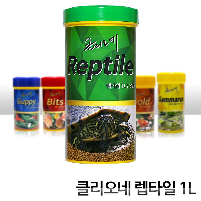 클리오네 렙타일 1L/350g / 거북이 전용사료 11,500원