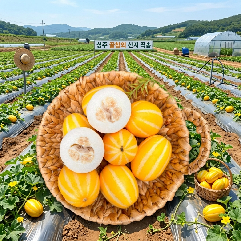 [산지직송 특가 정품] 13~19 Brix 꿀당도 성주참외 당도선별 당일수확, 3kg 34,900원