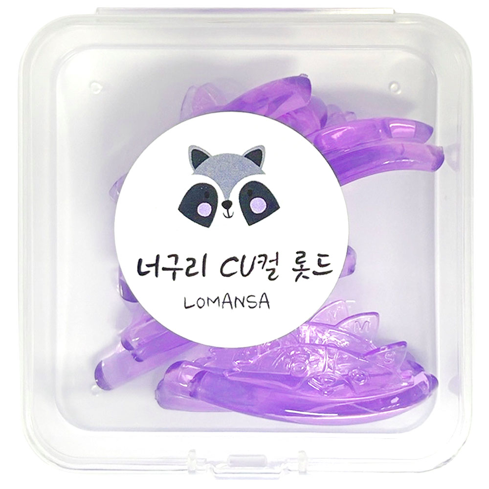 속눈썹 펌 롯드 너구리 CU컬롯드 둥근바짝컬롯드+실리콘펌스틱증정, 1개 15,000원