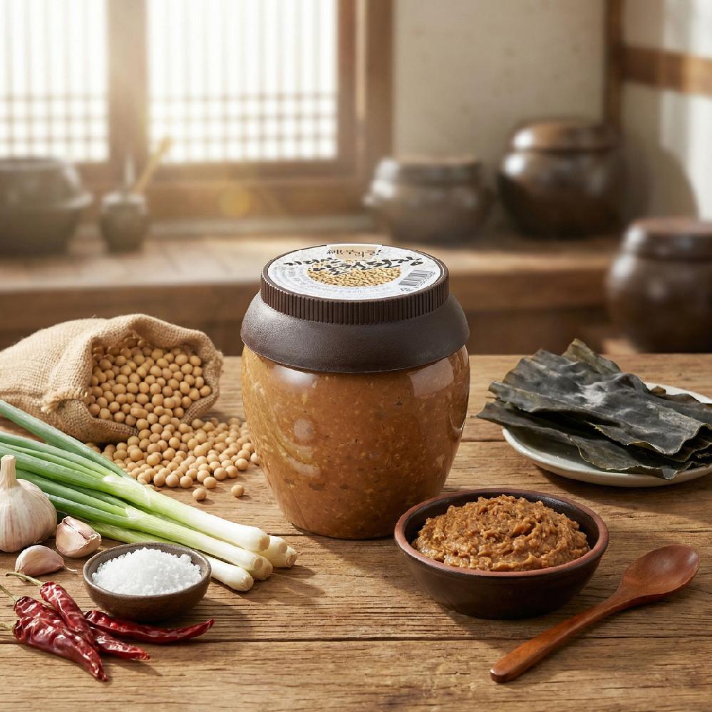 [지리산] 장작불 가마솥 숨 쉬는 항아리 숙성 60년 시골 집된장 1kg, 1kg, 1개 34,830원