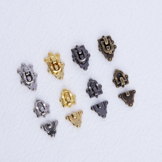 짱패브릭 인형) (1쌍)14mm 미니 가방 잠금 장식 버클 900원