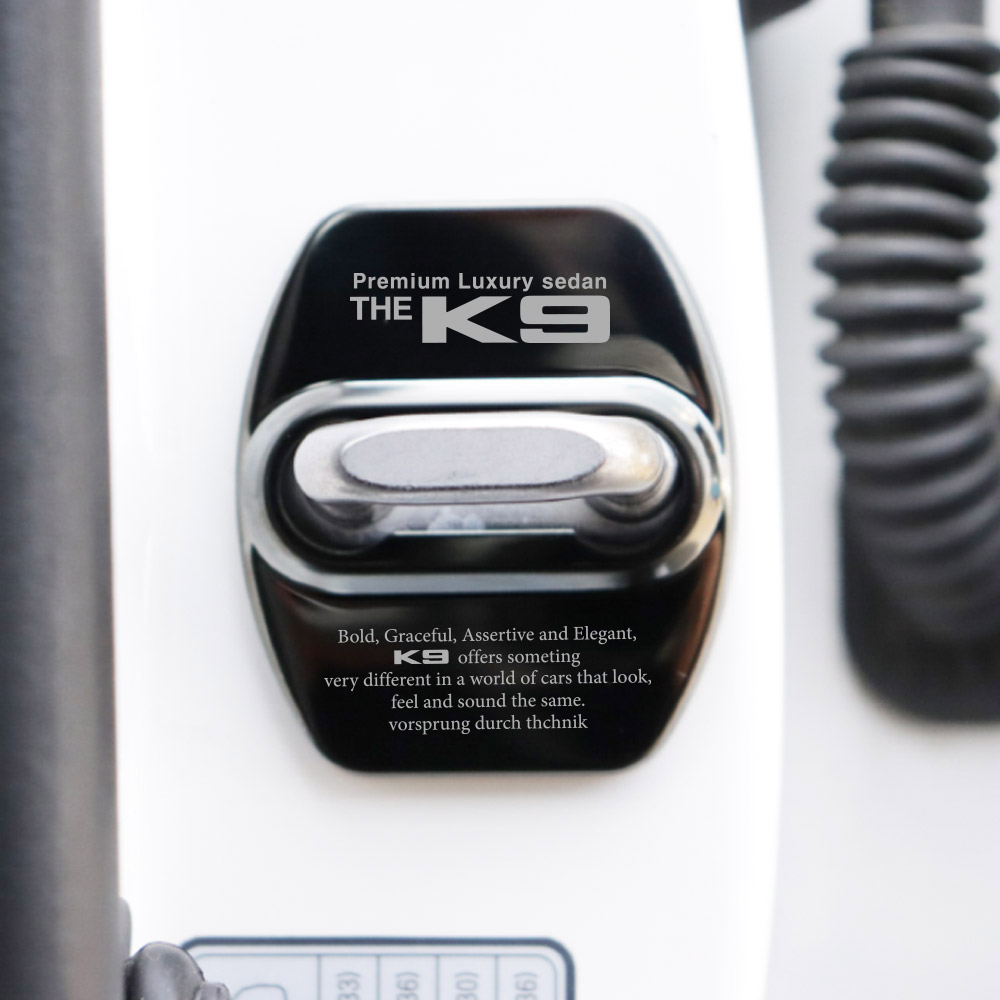 [비브랜드] 녹방지 크롬 도어스트라이커 패드 인테리어 악세사리 몰딩 용품 더뉴K9 호환가 3,000원