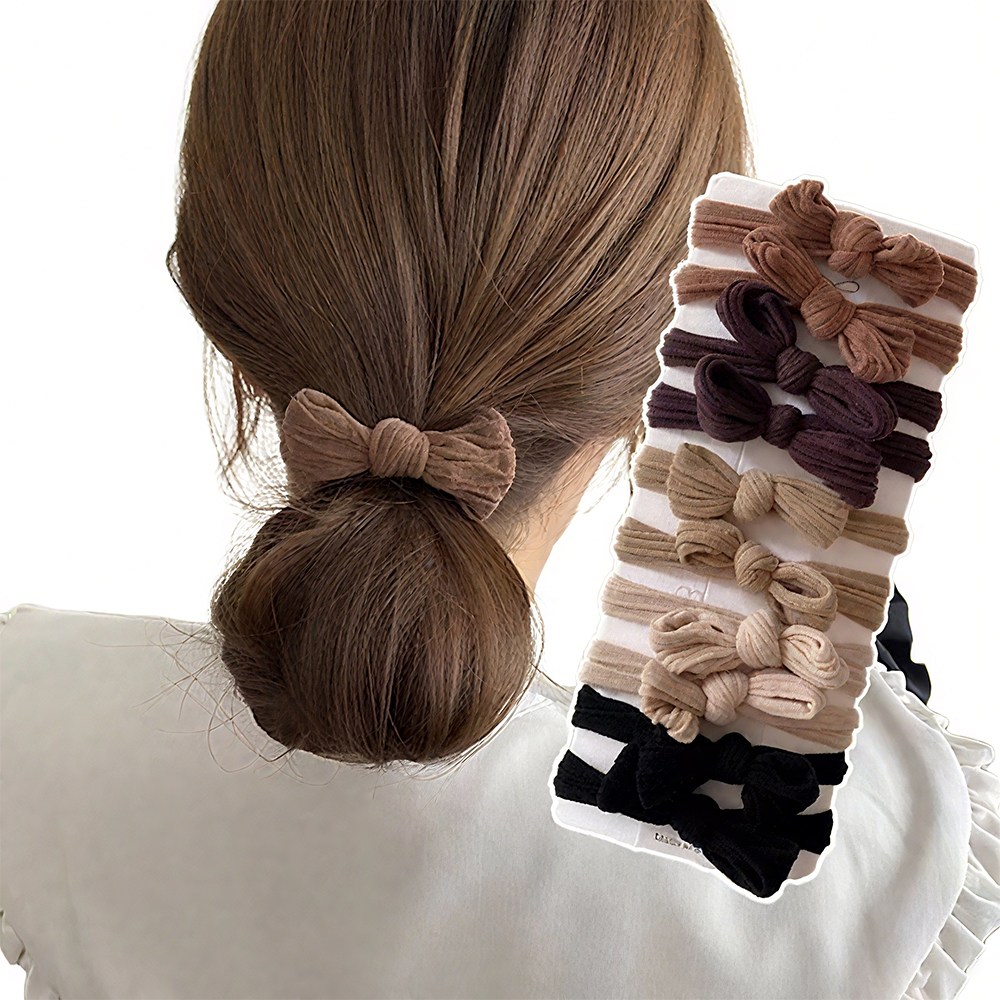 짱짱한 리본 머리끈 고탄성 헤어밴드 10개+지퍼백 11,640원