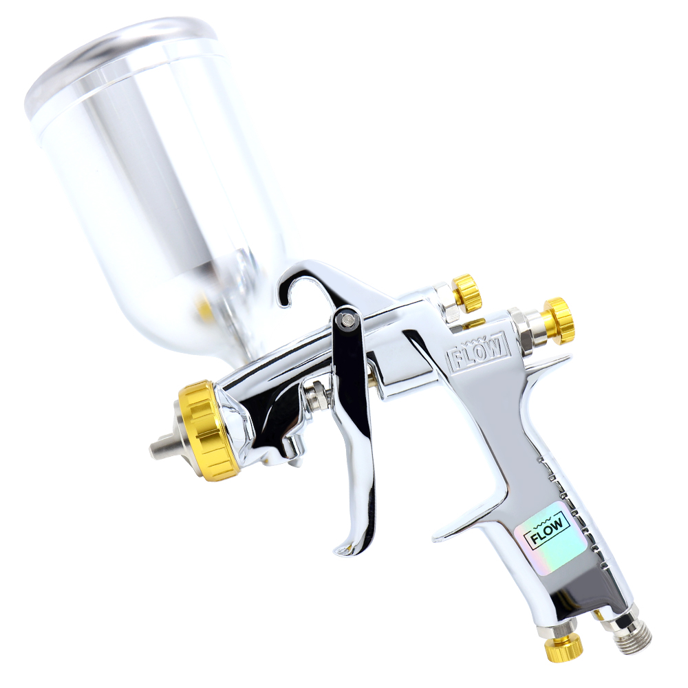 플로우 F100 중력식 프리미엄 경량 에어 스프레이건 자동차도장용 도색용 범용 후끼 49,800원