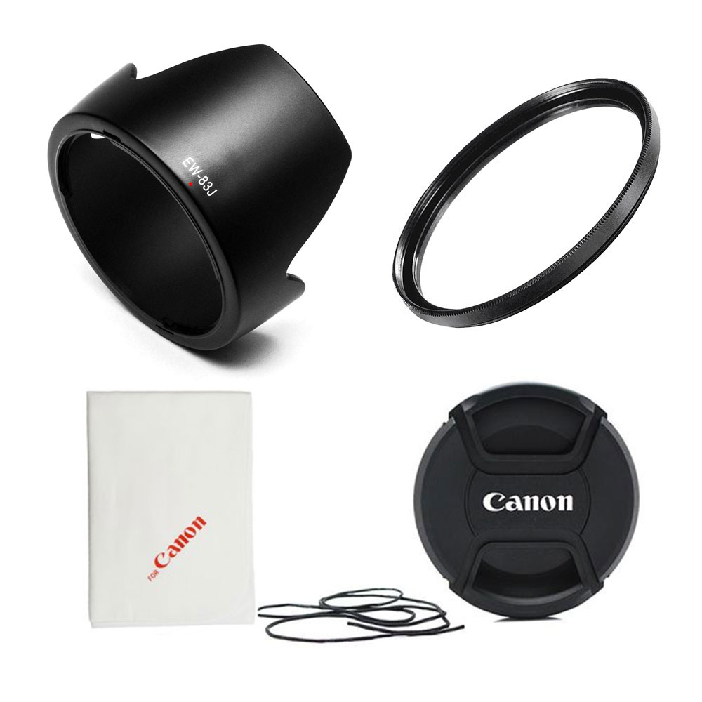 캐논호환후드 EW-83J+UV77mm+렌즈캡+포켓융 후드세트 12,530원