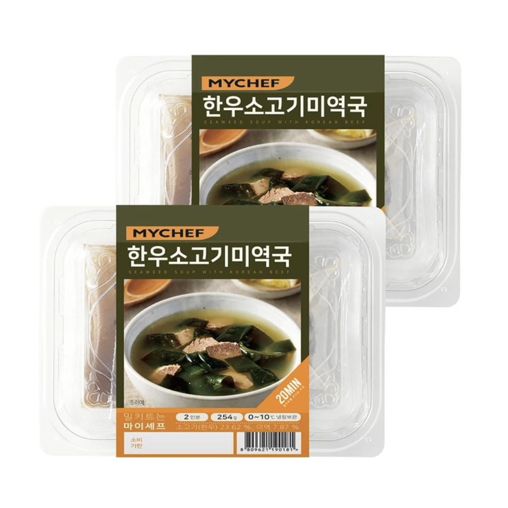 마이셰프 한우 소고기 미역국 254g 한우 소고기 간편조리 진한국물맛, 254g, 2개 29,710원
