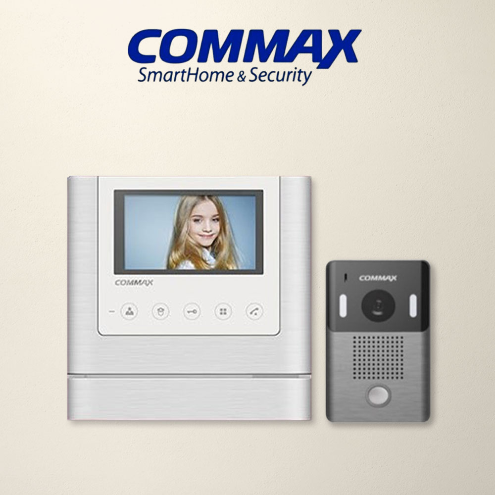 코맥스 비디오폰 아날로그 CAV-43M 초인종포함세트 210,900원