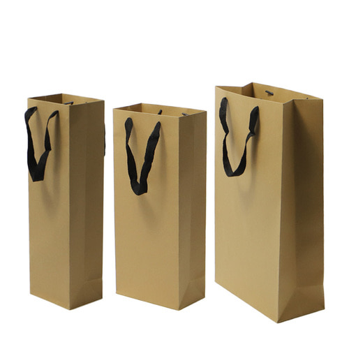 크라프트 무지 와인 쇼핑백 종이가방 1EA 520원