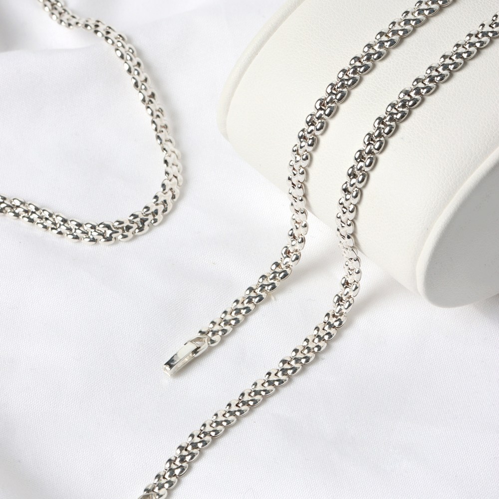 오로프 순은 925 실버 할로우 렉스 볼륨 여성 은팔찌 (시계잠금 장식) 48,000원