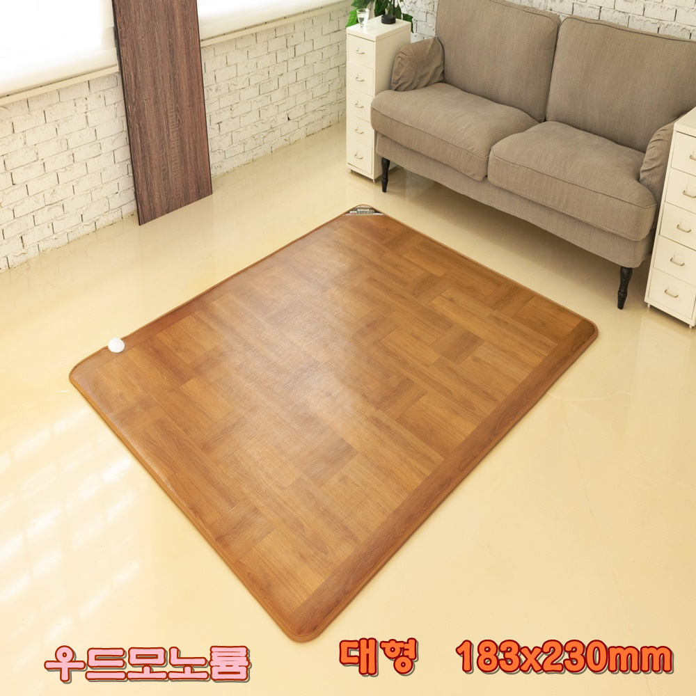 E한일 AI 탄소매트 모노륨 183x230mm 대형 2인용 분리난방 우드모노륨 헤링본모노륨 카본 인공지능 거실 바닥 전기 온열 매트 추천 169,000원