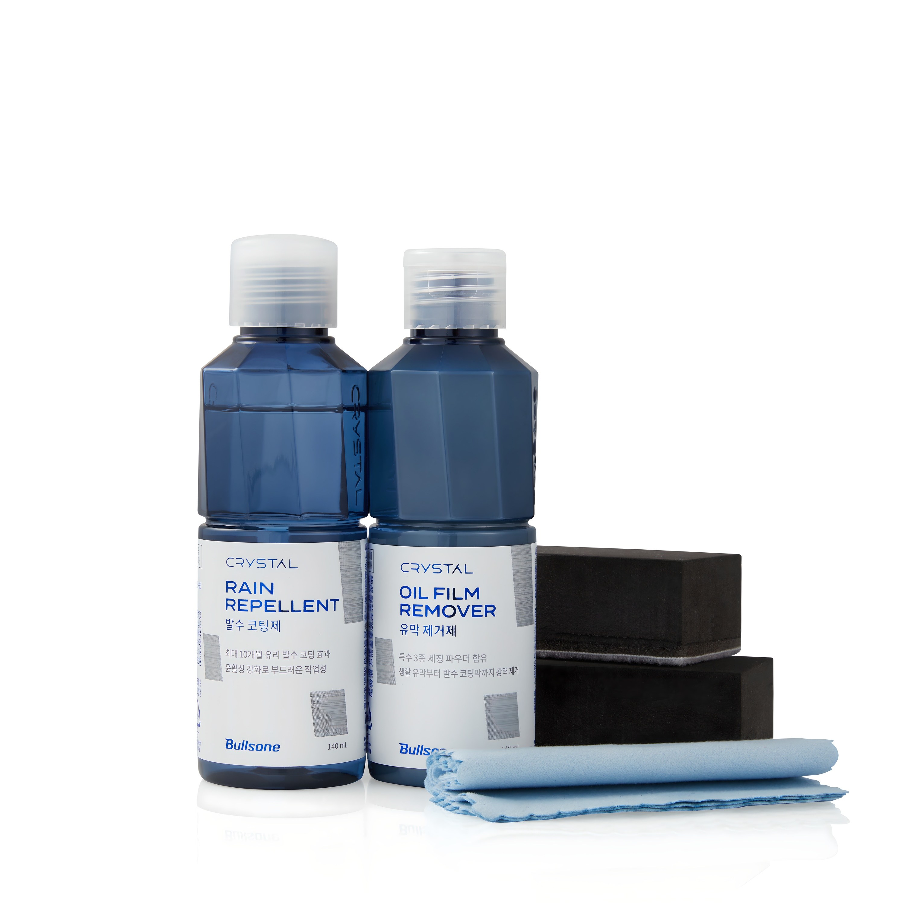 불스원 크리스탈 유막 제거 + 발수 코팅 세트 27,600원