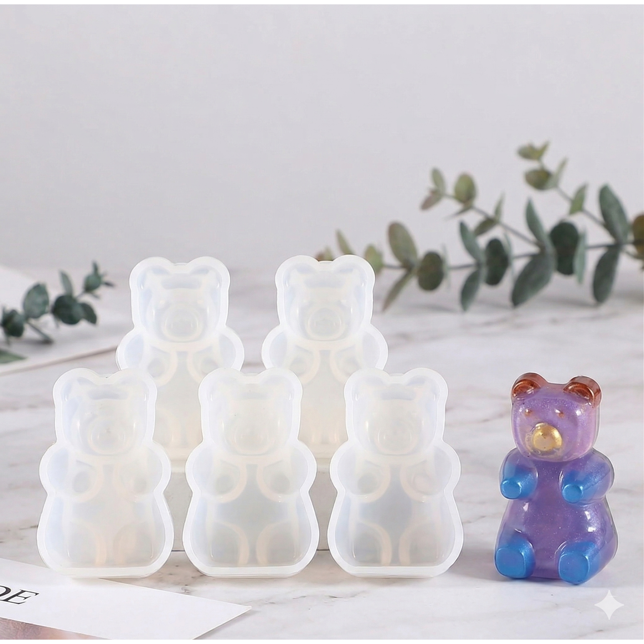 메리멜팅 하리보몰드 5개입 비누만들기 비누몰드 실리콘몰드, 화이트 19,900원