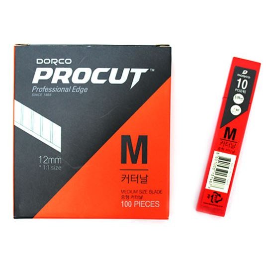 도루코 PROCUT M 커터날 중 (100매입) 10,360원