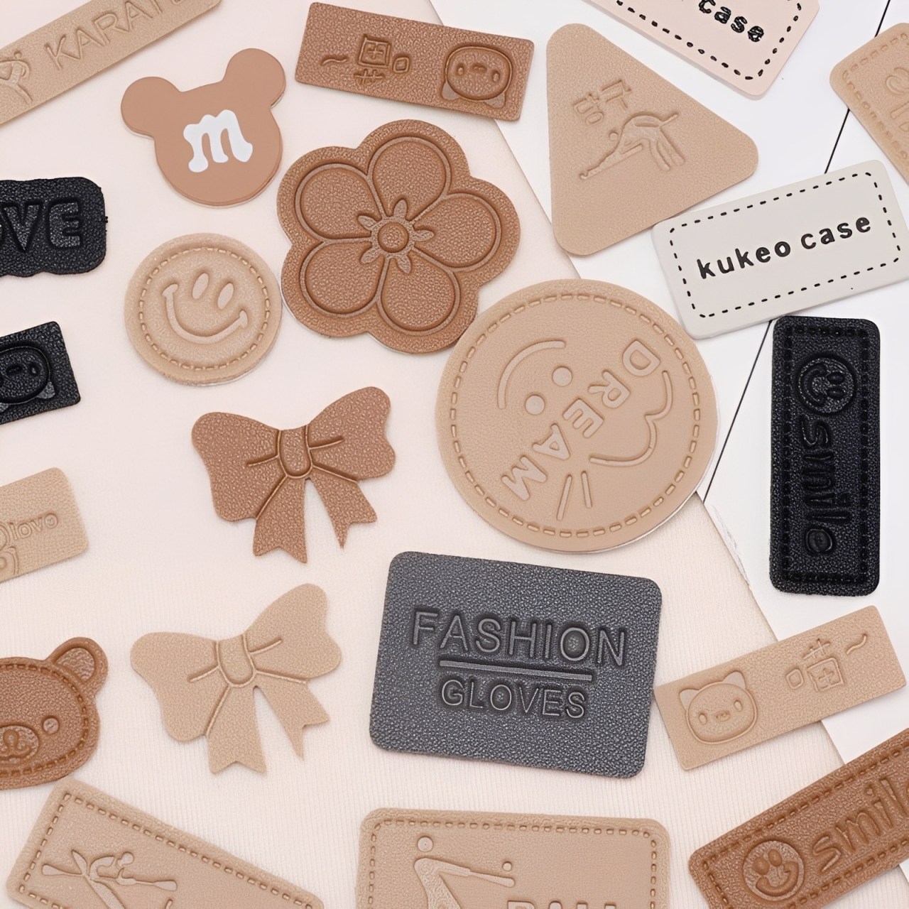 웨젼 찢어진 옷 가방 셀프 수선 DIY 열접착 패치 와펜, 20개, 혼합색상 11,900원