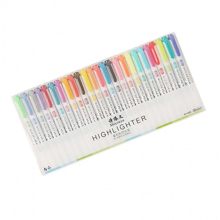 알뷔 파스텔 형광펜 25색 세트 필기구 암기펜 17,600원