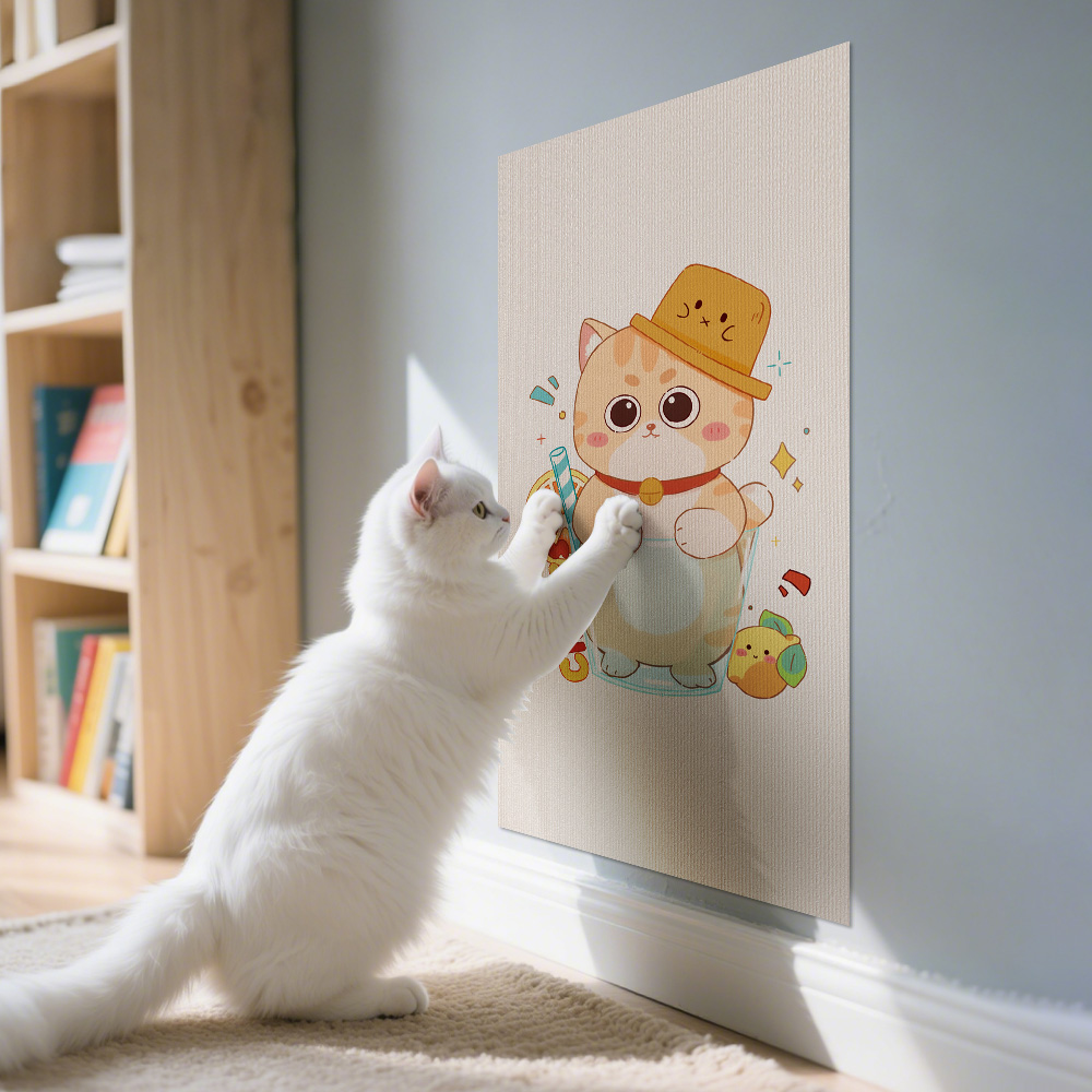 Jeernare 도톰한 부착식 고양이 스크래쳐 겸용 카페트 부착식 9,990원