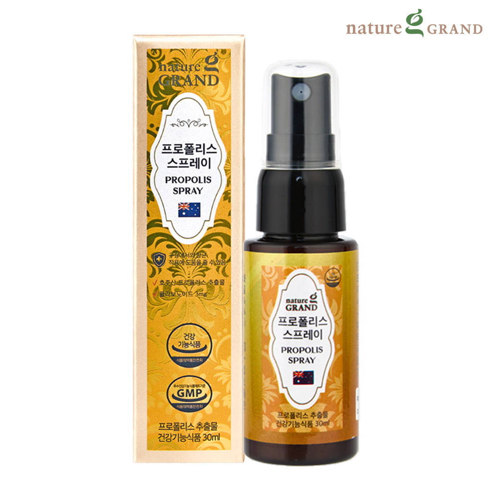 네이처그랜드 호주산 프로폴리스 스프레이 구강항균, 1개, 30ml 9,900원