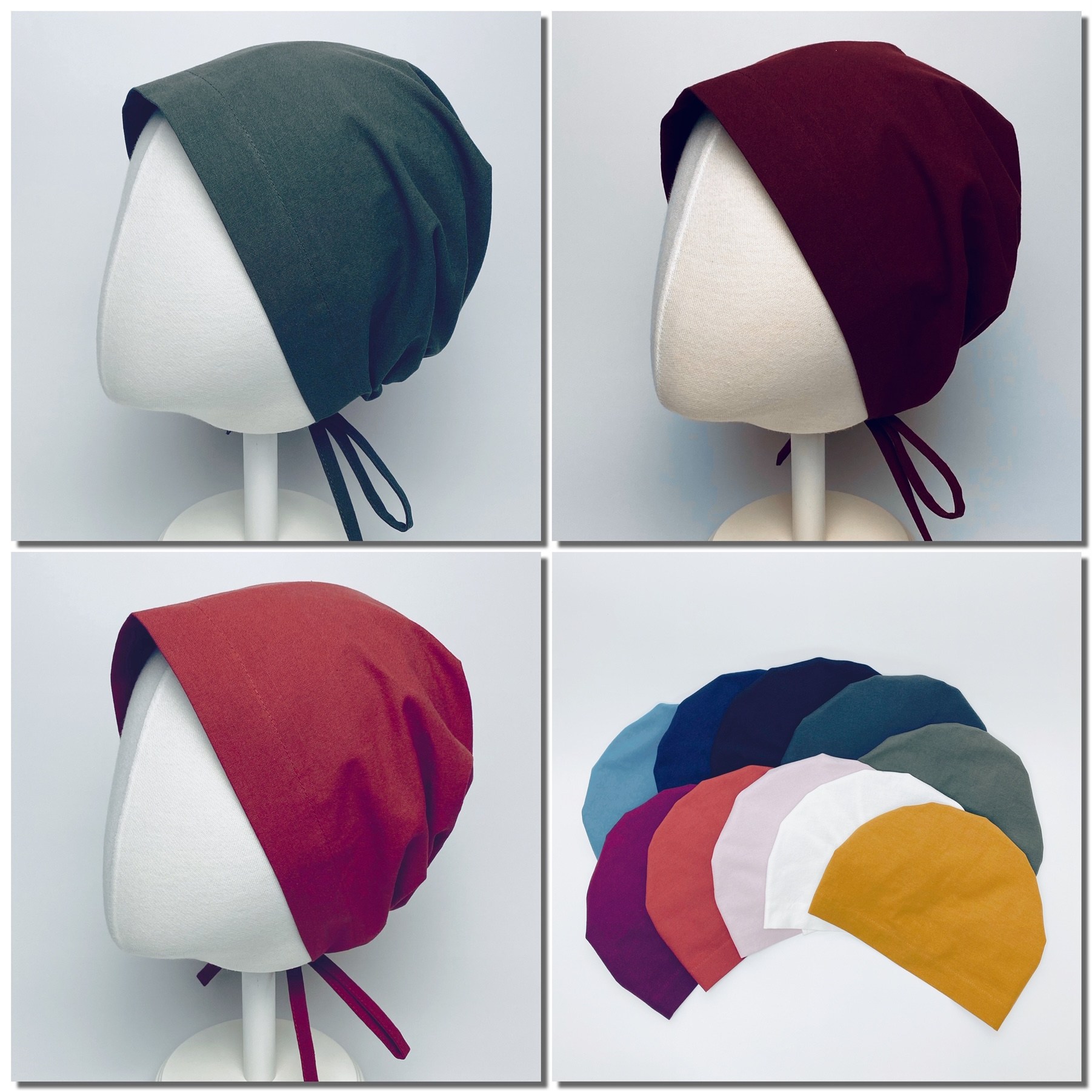 메리다상점 [일반형] 무지컬러두건 면두건 4계절용 김수미두건 요리두건 주방두건 항암두건 위생모 봄두건 메리다두건 가을두건 원색두건 15,670원