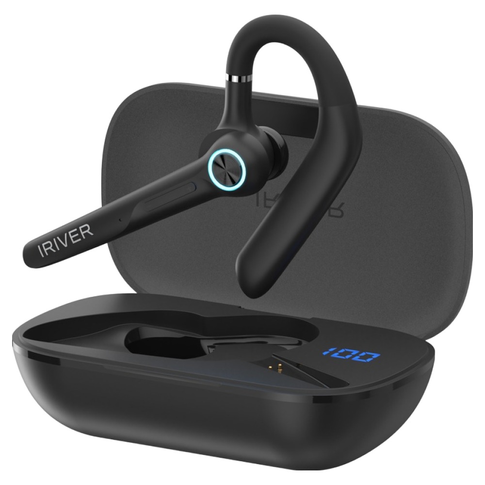 아이리버 ENC 노이즈캔슬링 귀걸이형 핸즈프리 무선 블루투스 6.0 통화용 듀얼마이크 이어셋 39,900원