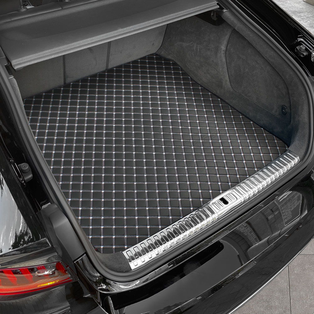 지엠지모터스 퀼팅 가죽 트렁크매트 풀세트, 아우디 아우디 A7(2020년형~), 블랙 45,700원