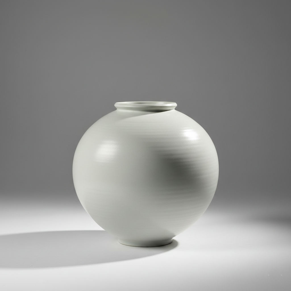 전통 달항아리 특대 35cm 백자 무광 돌상 복단지 도자기 화병 인테리어 소품 송승재 작가 170,000원