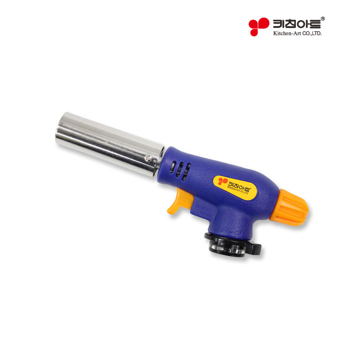 키친아트 원터치 자동토치 (소) 블루 가스토치, 단품, 1개 6,480원